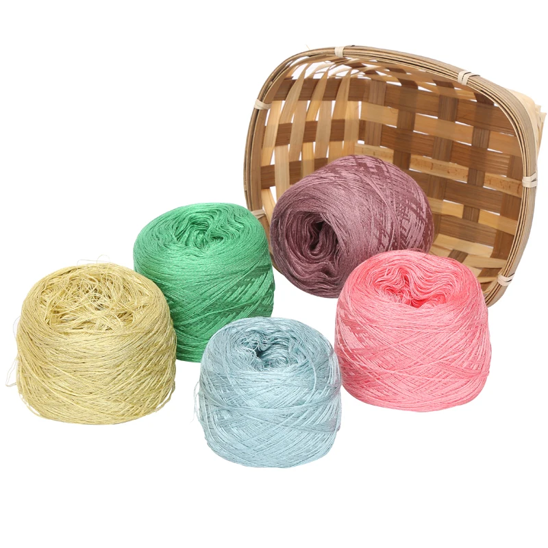100g/300g Italian mulberry silk yarn for knitting cotton thread Crochet thread silk fabric designer Cool in summer Ice silk knit