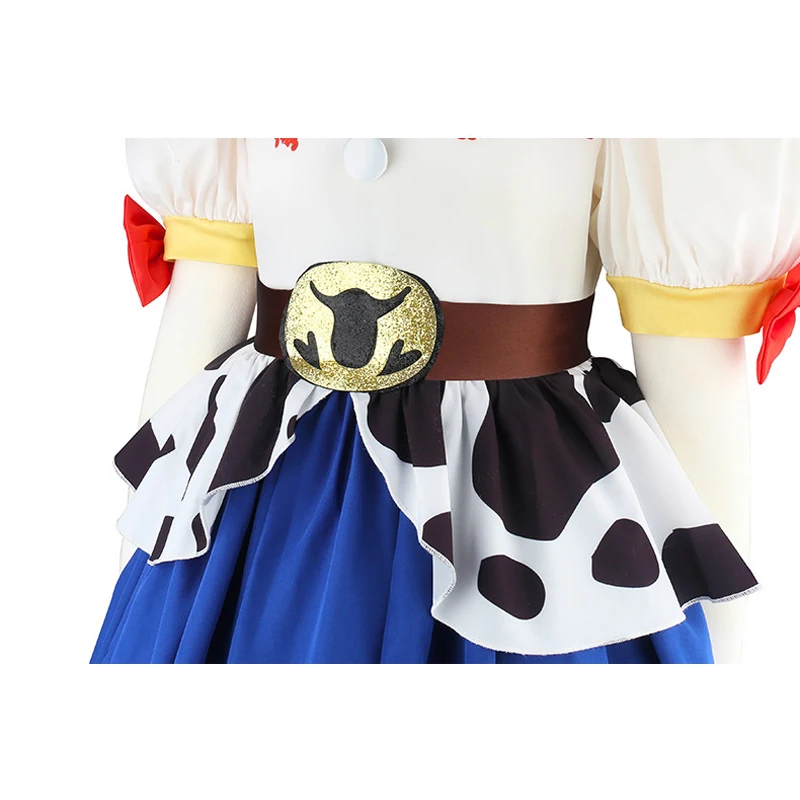 Woody Rollenspiel-Mädchenkleid Sommer Süßes Cartoon-Jessie-Mädchen-Prinzessinnenkleid Geburtstagsgeschenke 2 3 4 5 6 7 8 Jahre Kinderkleidung – Detail 16