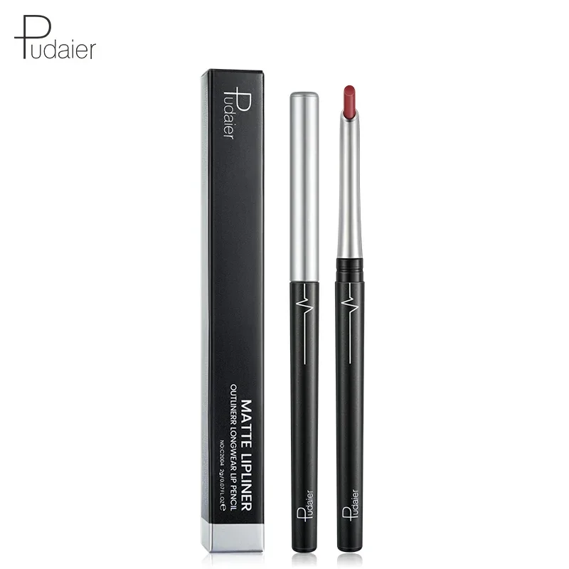 Nude lip liner 17 colors sexy waterproof long-lasting three-dimensional matte automatic lipstick eyeliner eyeshadow