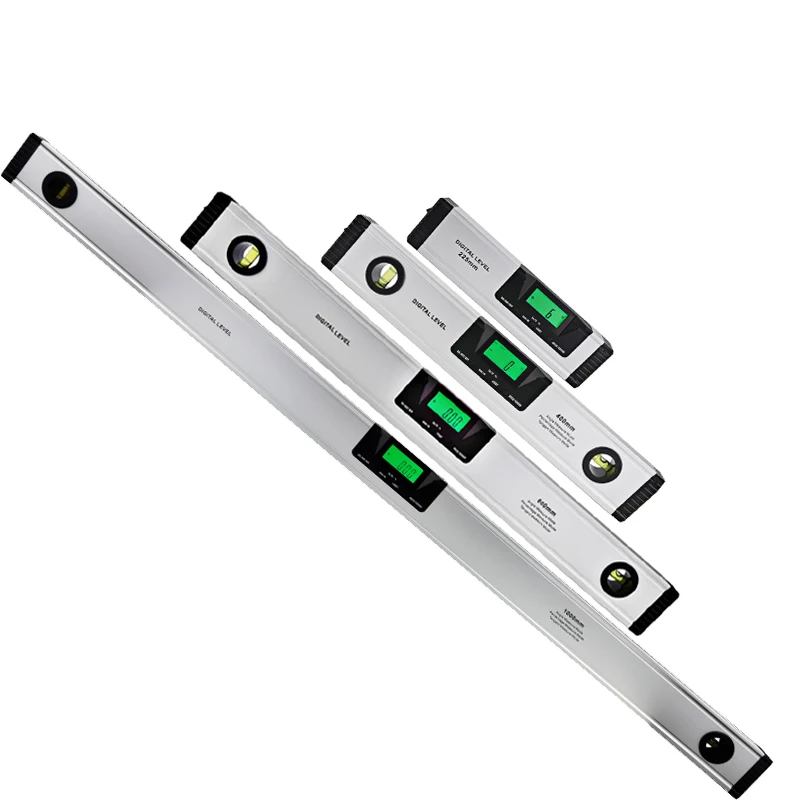 Digital display level electronic spirit level inclinometer laser magnetic decoration construction 1000mm aluminum alloy