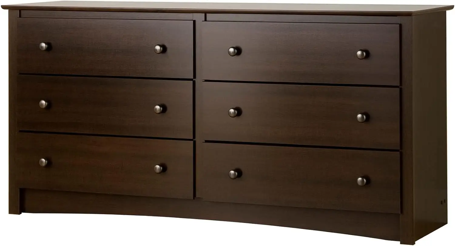 

6 Drawer Double Dresser and 5-Drawer Chest