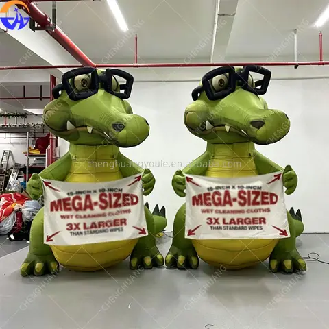 Giant Inflatable Creative Crocodile Advertising Decoration Shopping Mall Party Event Exhibition Display Props