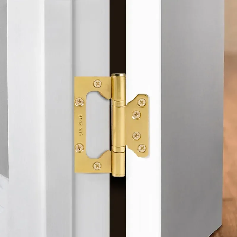 Multi colored stainless steel hinges without slotting, 105mm-130mm bedroom, bathroom, door, wooden door hinges