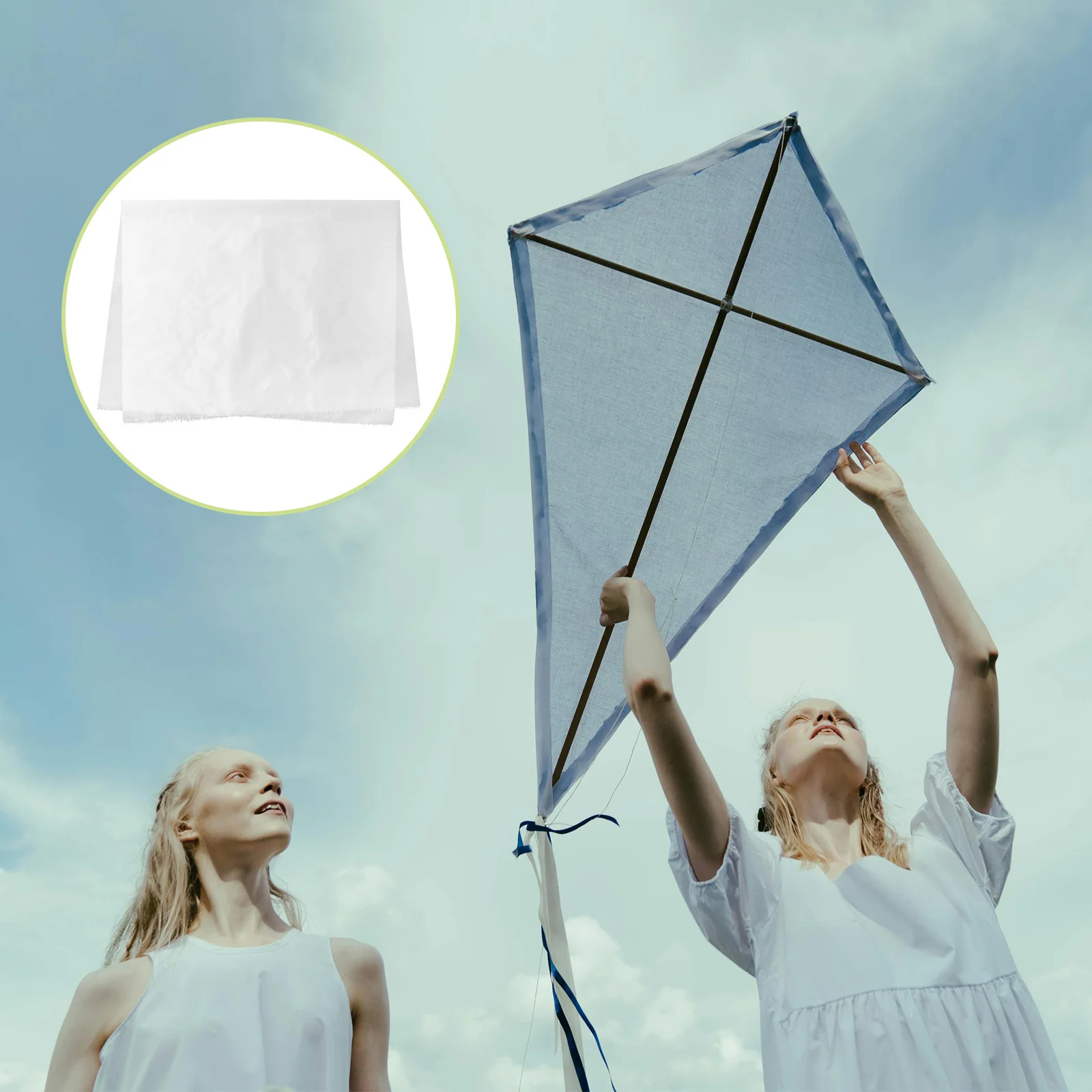 Realizzazione di materiali vuoti per dipingere fai da te Set artigianale per bambini Scuola di famiglia Attività all'aperto Kit di aquiloni fai da te in stoffa