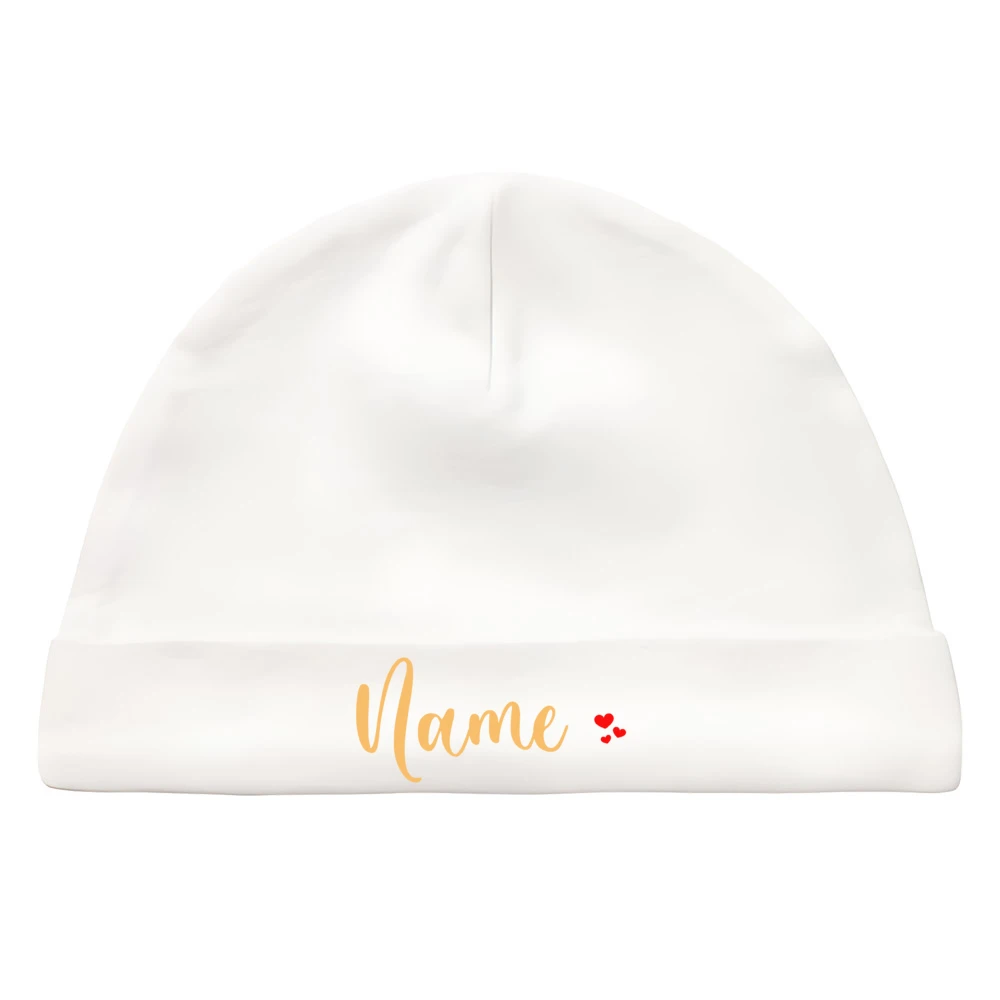 Personalized Baby Birth Hat Newborn Baby Name Beanie Hospital Hat Infant Girls Boys Personal Caps Birth Announcement Gifts