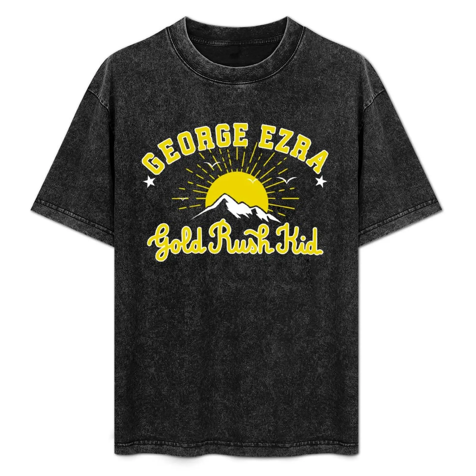 

George Ezra Merch Gold Rush Kid Mountains T-Shirt Modern Style Print T-Shirt