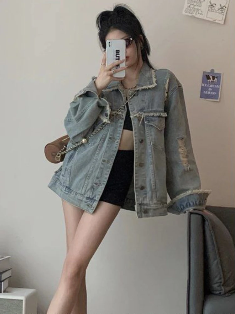 Ulzzang 여성용 클래식 인기 스트리트웨어 재킷, 올매치 심플 레저 용수철 캠퍼스 디자인, 턴다운 칼라, 데일리 매력적인 재킷