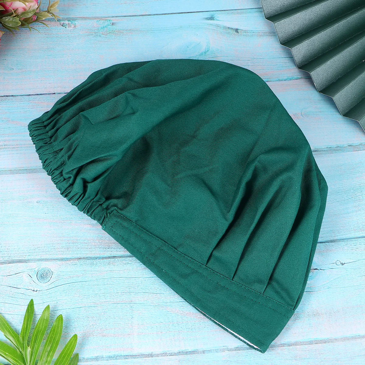 Gorro de médico y enfermera, gorro exfoliante estilo Bouffant, transpirable, absorción del sudor para cabello largo y corto, belleza de laboratorio médico