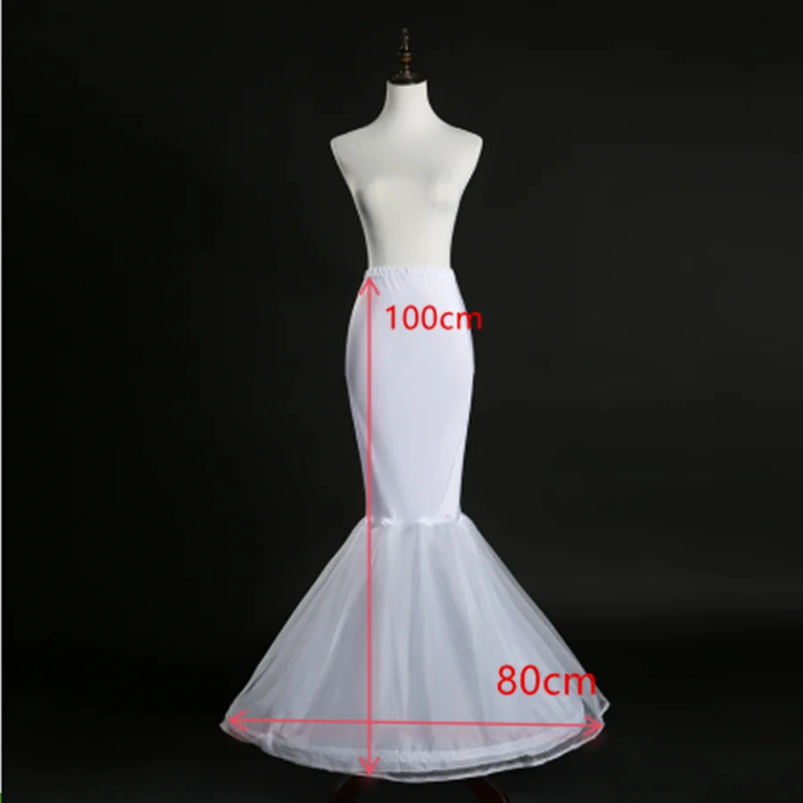 New Arrival White Mermaid Petticoat Underskirt Mariage Lolita Dress Bride boutique Petticoats Wedding Accessories