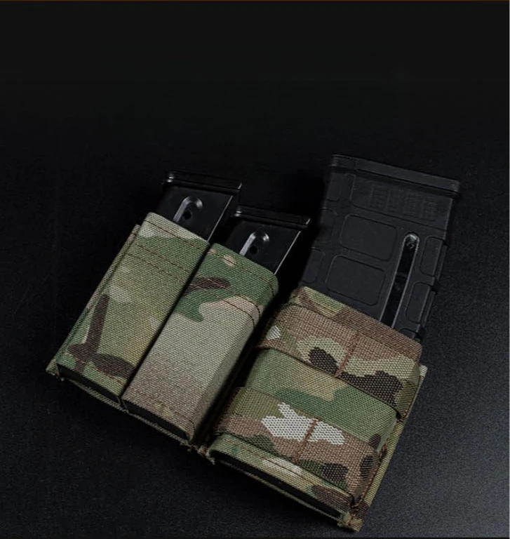 Outdoor Sport Pouch 5.56+9MM MOLLE Hunting Bag with KYWI Wedge Insert Hunting Accessories