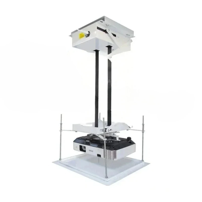 New Small L1000 Stand Electric Lift Scissor Projector Ceiling Mount With Remote Control For Cinema/Church Hall/School