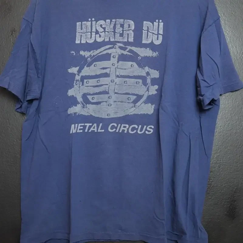 1983 80S H ºsker D º Everything Falls Apart Blue T Shirt Classic Style