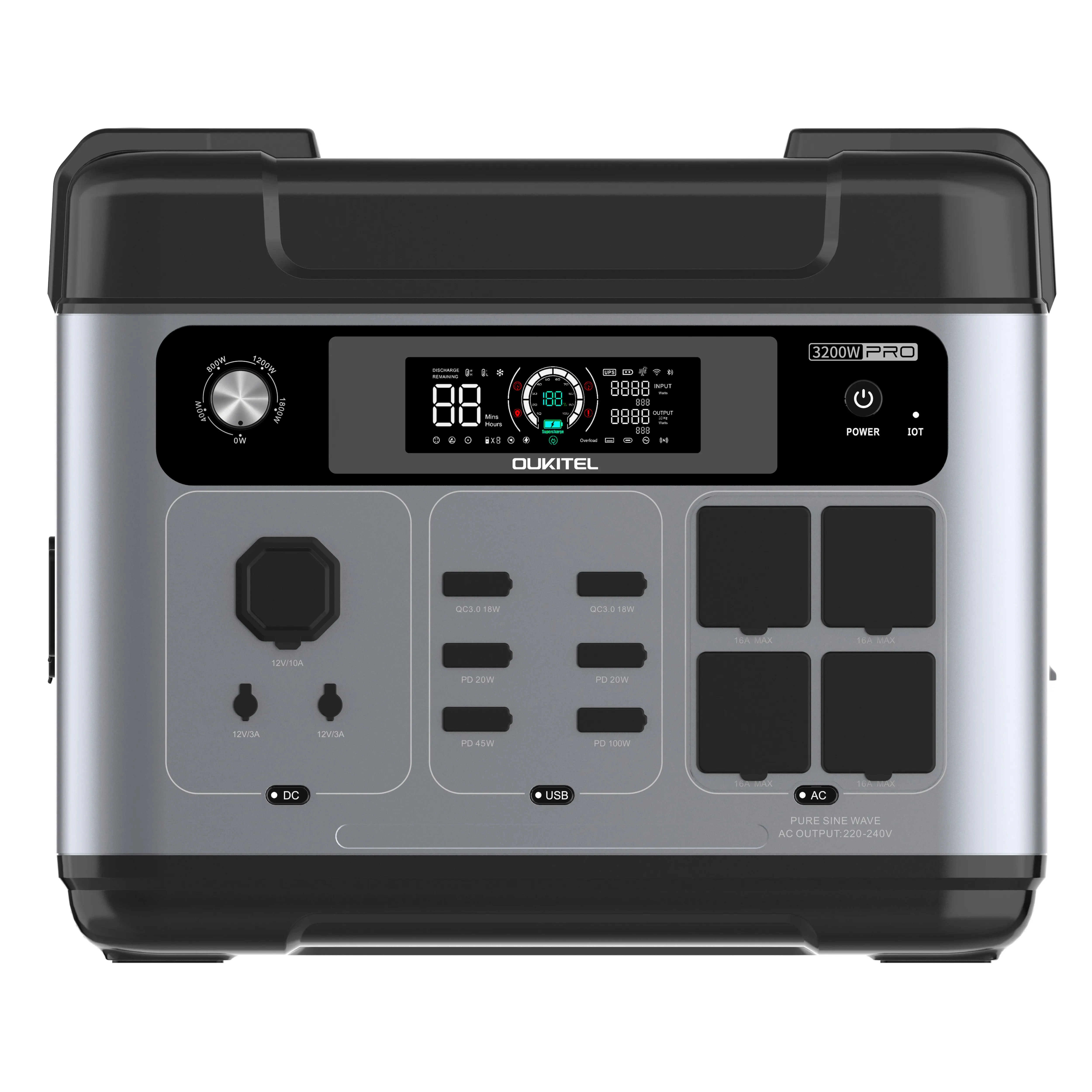 OUKITEL Nuova Stazione di Alim - Portable Generator Inverter recensione e prezzo