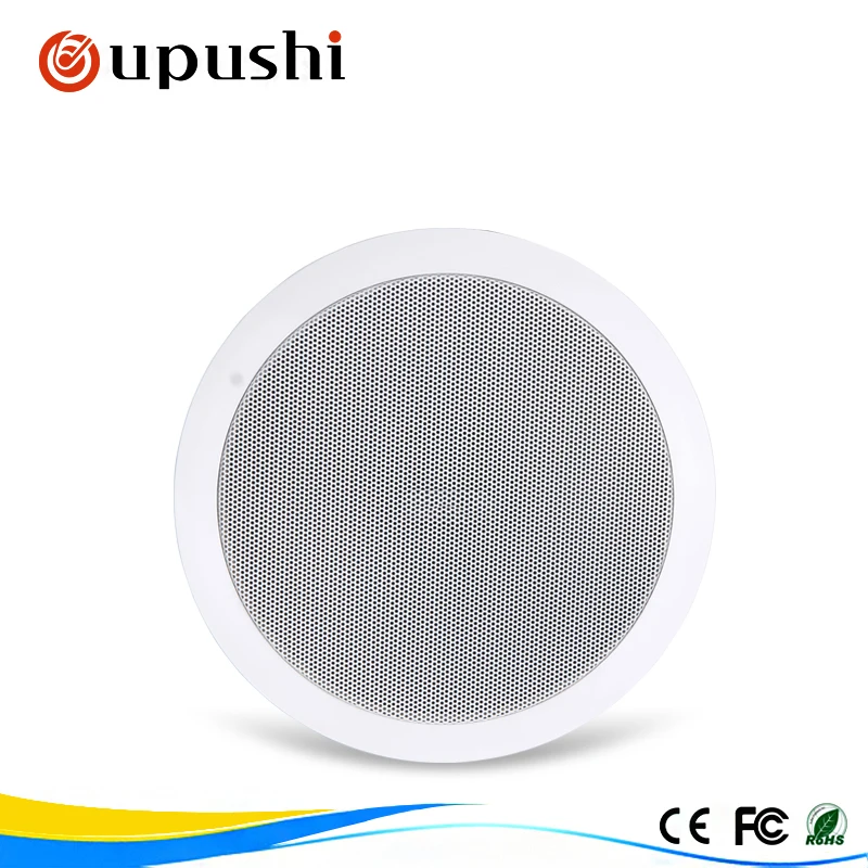 6.5-inch home surround sound speaker ceiling speaker 10w roof speaker white circular built-in wall speaker