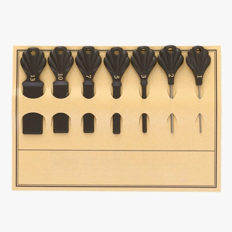 

Ear clip crocheting aid for shuttle knitting, ear ruler hand tool