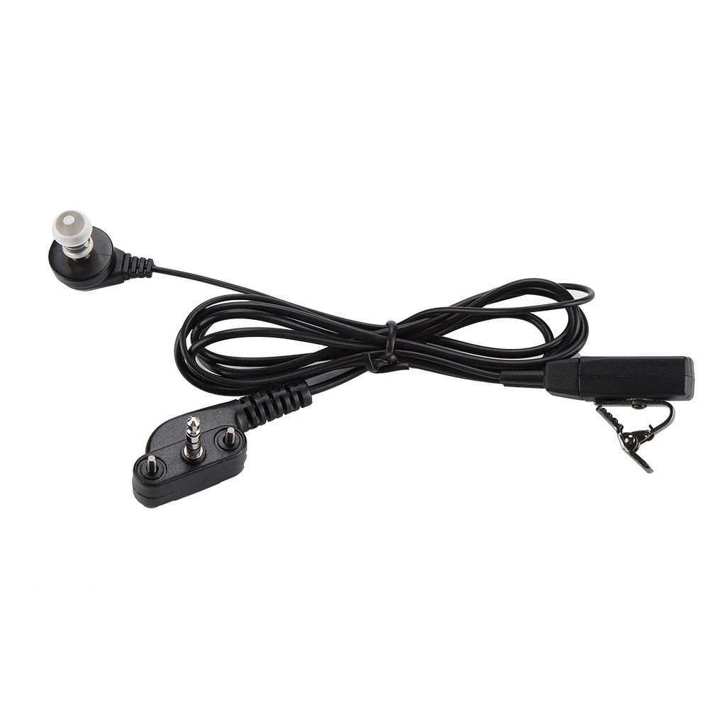 Professional in-Ear Walkie Talkie Headset Acoustic Tube Earpiece 3.5mm PTT Button Mobile Phone for Vertex Radio