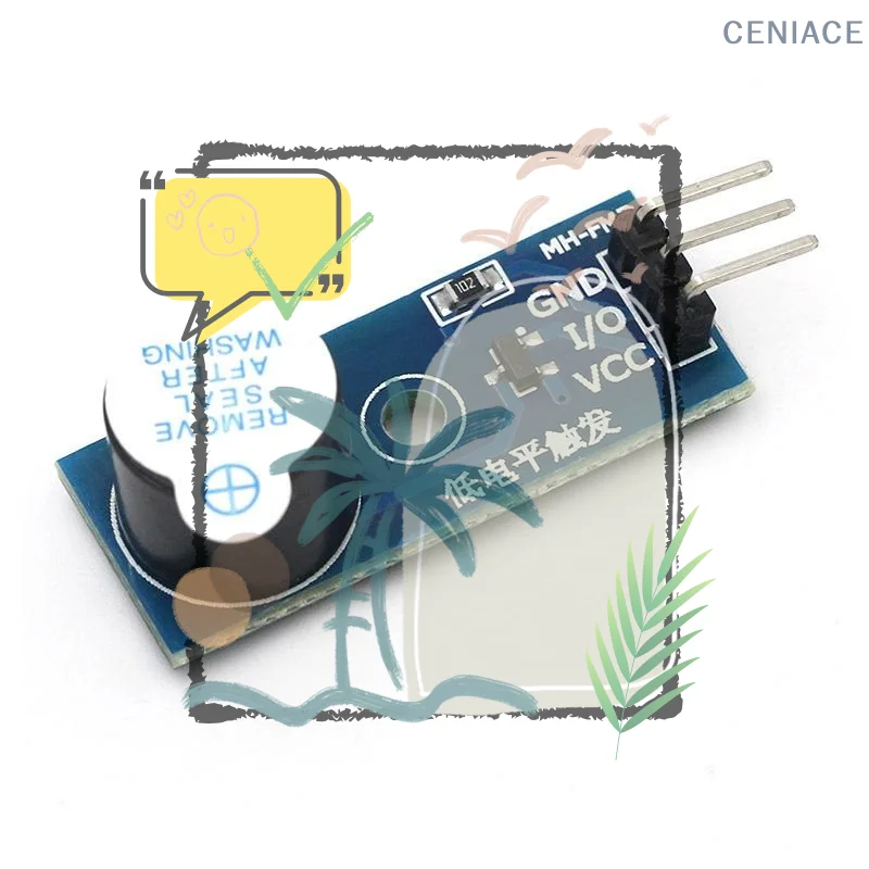 Estardyn Active Passive Dual Mode Buzzer: Module 5V High Low Level PWM Raspberry Pi