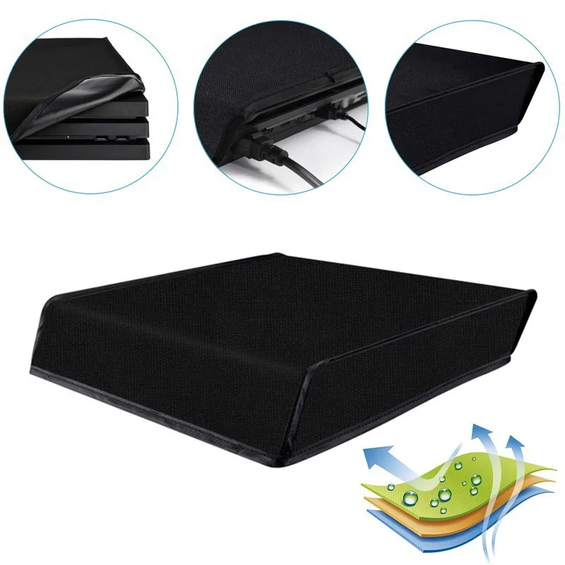 حافظة غطاء مقاوم للغبار لوحدة التحكم PS4 Pro لهاتف Sony PS4 Slim Game Console كم حماية من الغبار لملحقات ألعاب PS4