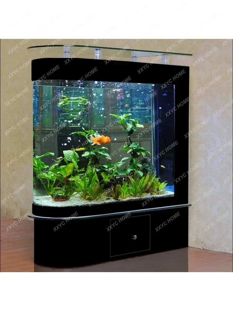 European-Style Ecological Fish Tank Aquarium Bullet Screen Large and Medium-Sized Living Room Change Water