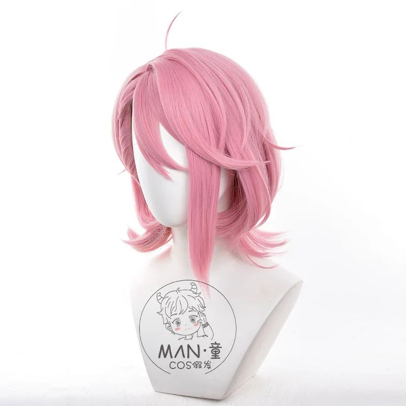 Anime Dandadan Cosplay Aira Shiratori Pruik Kort 35 cm Hittebestendig Synthetisch Haar Halloween Kostuum Rollenspel Party Pruiken