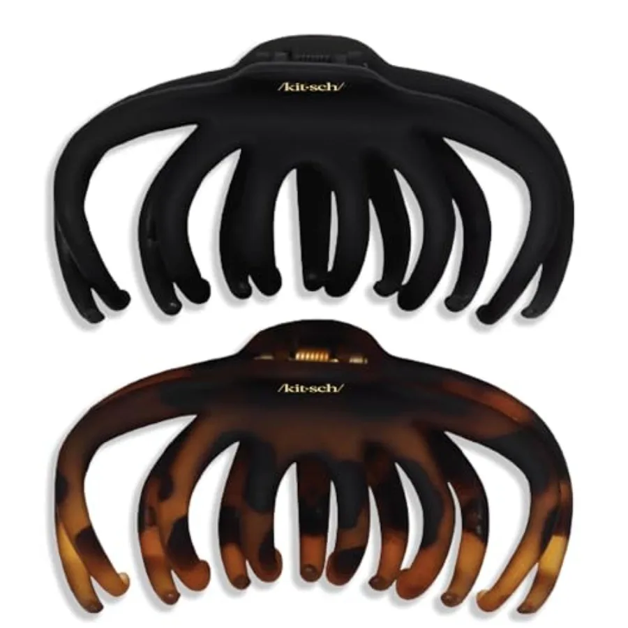 

Octopus Claw Clips for Women Cute and Stylish Hair Accessories for Everyday Use Perfect for Thick Hair Ideal Gift Set with Blac
