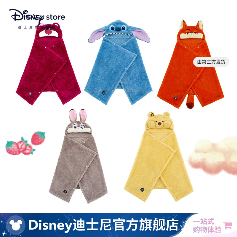 ديزني الرسمية Zootopia 2 جودي ونيك ثنائي الوجه أفخم دمية كيب شال بطانية دافئة كيب بطانية هدية الكريسماس للأطفال #3