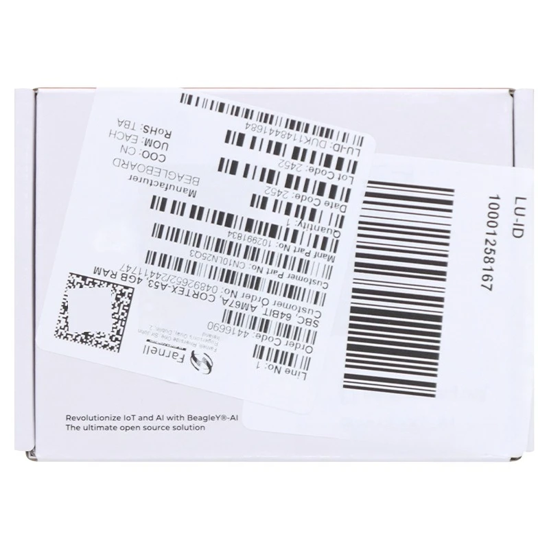 BEAGLE-AI 102991834 4TOPS لوحة تقييم معالج Hashrate AI عالية الأداء لتطوير Edge AI #4