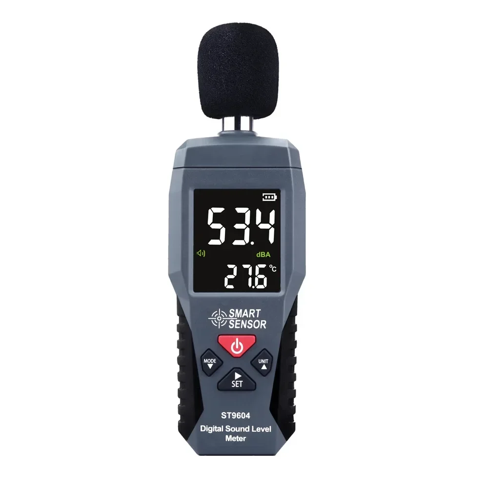 

Digital Sound Level Noise Meter Measurement 30-130dB dB Decibel Detector Audio Tester Metro Diagnostic-Tool Smart Sensor ST9604