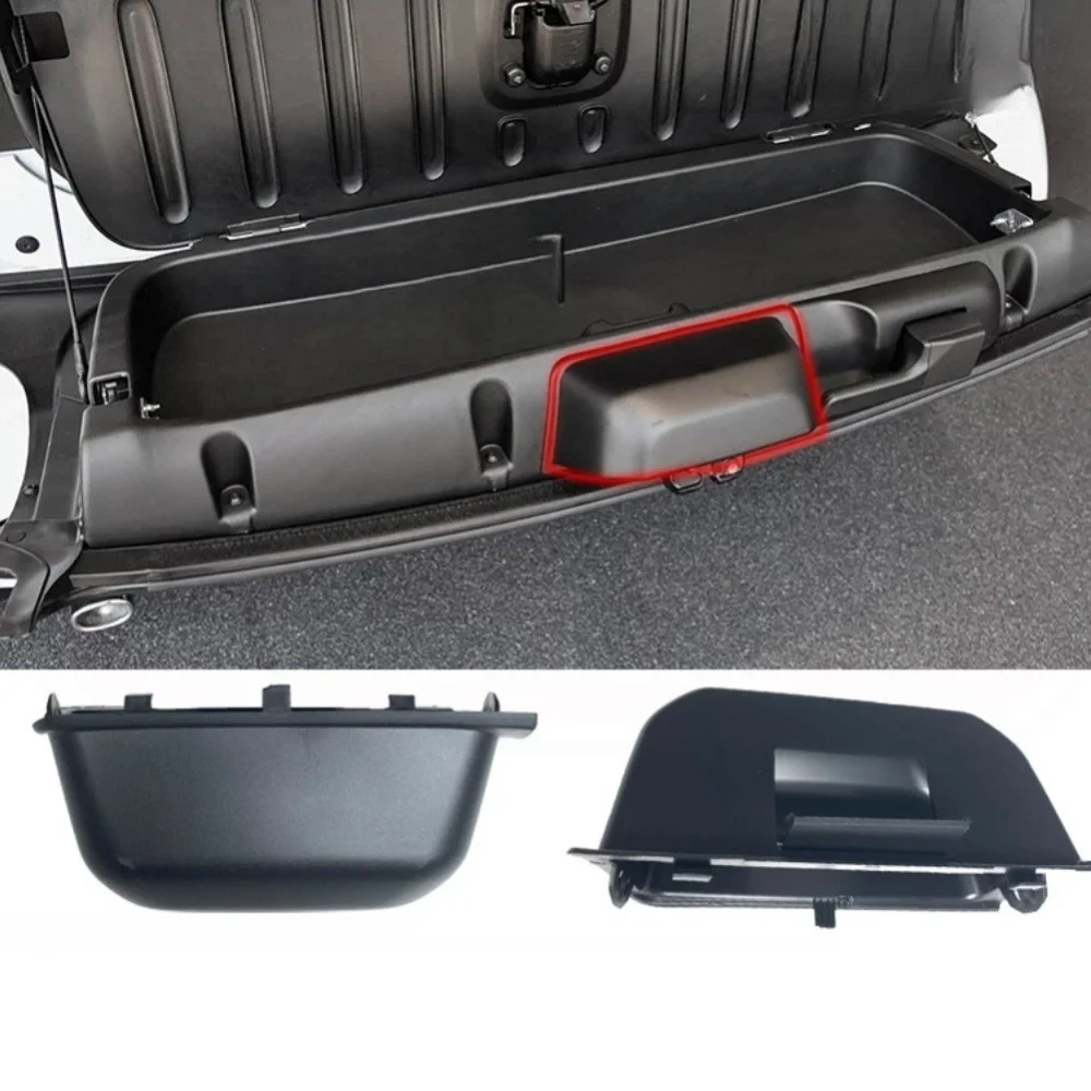 Auto-Heckklappenabdeckung Kofferraumschlossabdeckung ABS für Mercedes Smart Fortwo W453 2015-2022 A4537401500 Auto-Zubehör – Detail 1