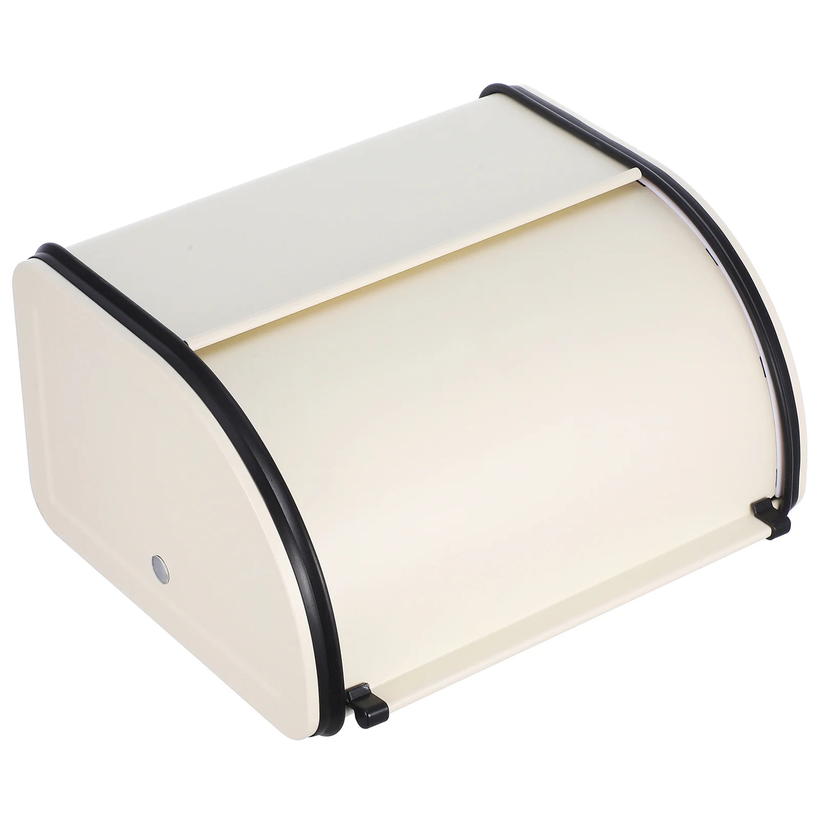 

1pcs Bread Box Storage Container Heavy Duty Metal Kitchen Countertop Organizer For Homemade Bread Loaf Rolls Modern Minimalist