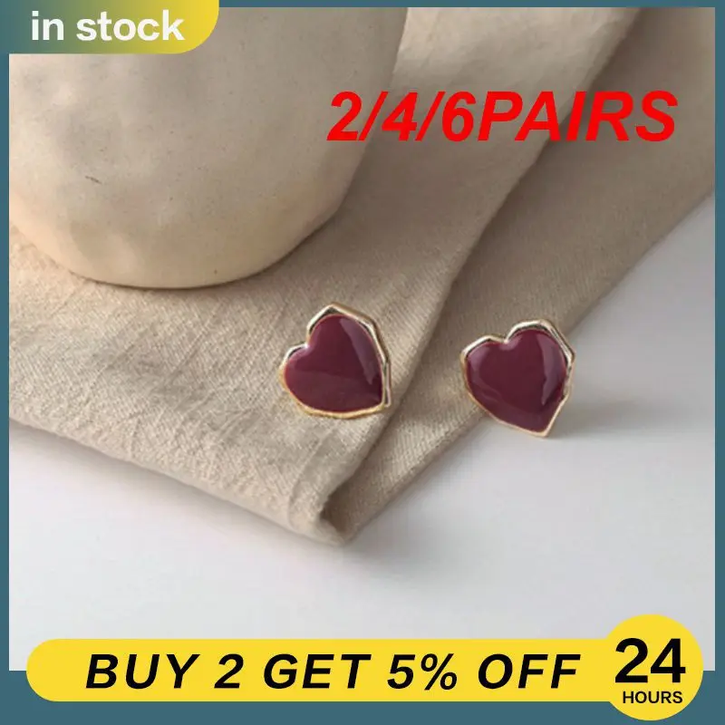 2/4/6PAIRS Image Color Metal Earrings Collocation Clothing Lovely Grey Leaf Nails Fashion Accessories Popular Projects