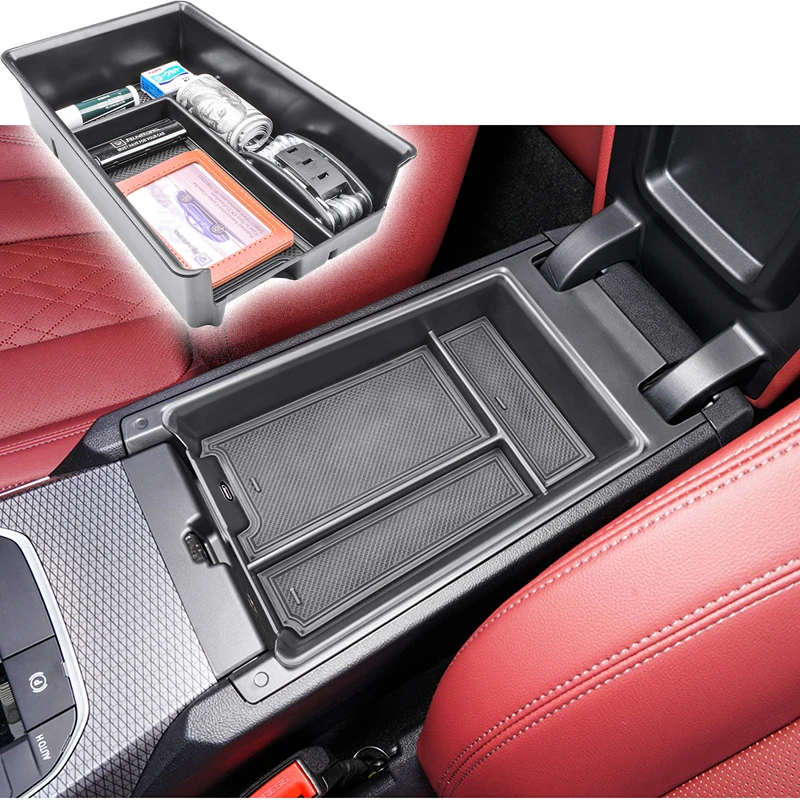 

Armrest Box Storage Box for BMW X3 G01 2018-2023 / BMW X4 G02 2019-2023 Accessories Organizer Central Console Stowing Tidying