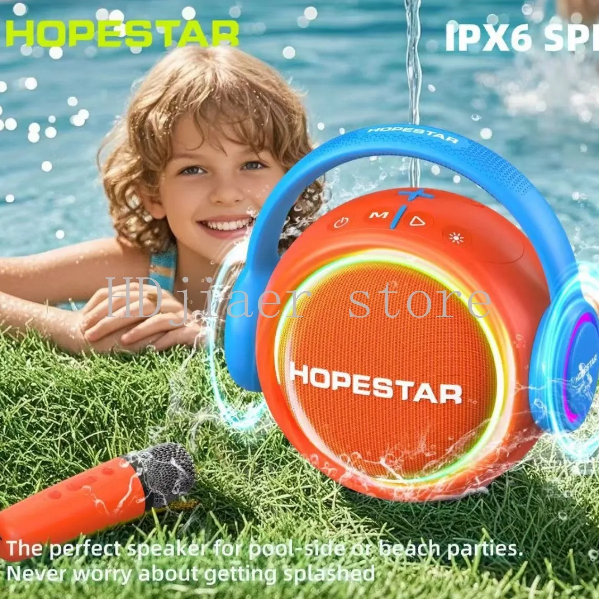 

Cute children's bluetooth stereo microphone integrated singing machine baby singing machine with microphone birthday gift gift