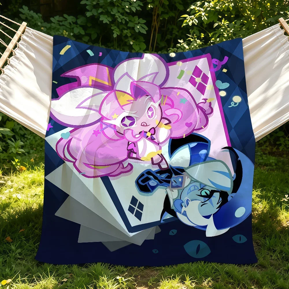 Game C-Cookie R-Run Kingdom Shadow Milk Cookie Blanket Suitable For Sofas Beds Offices Cars Outdoor Travel For Friends Family