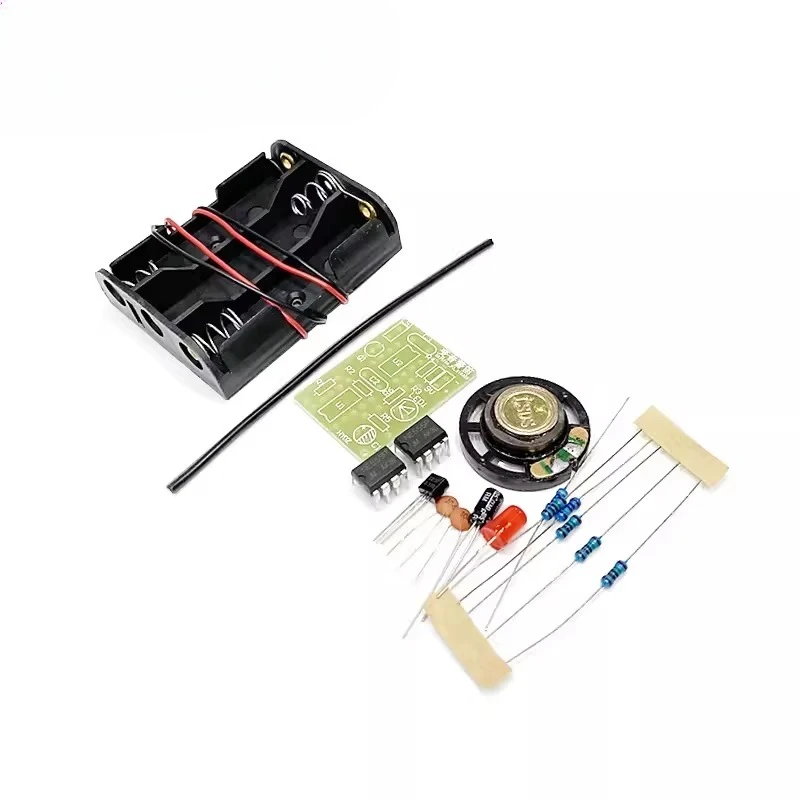 10Set NE555 Variable Siren Kit Instructional Kit Training Kit Small Made DIY Student Lab