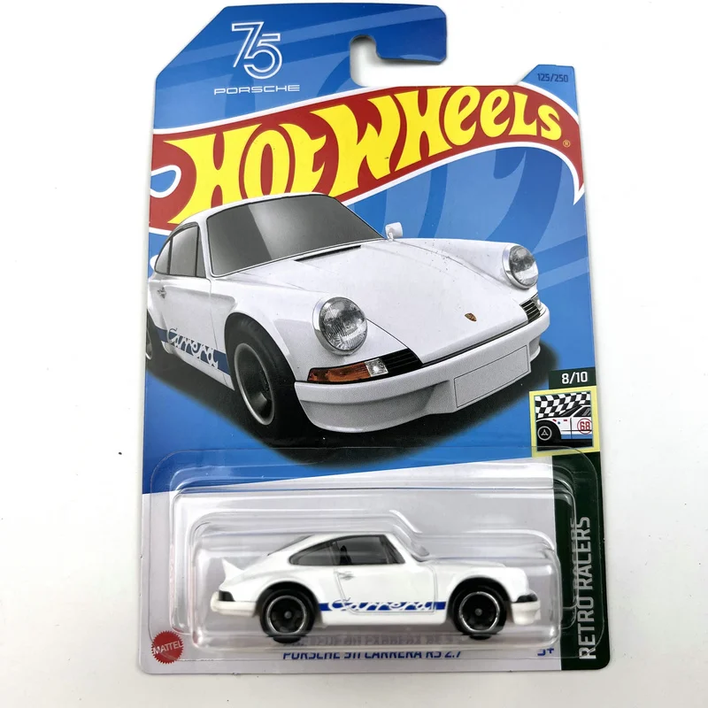 2023-125 Hot Wheels Cars PORSCHE 911 CARRERA RS 2.7 1/64 Metal Die-cast Model Toy Vehicles