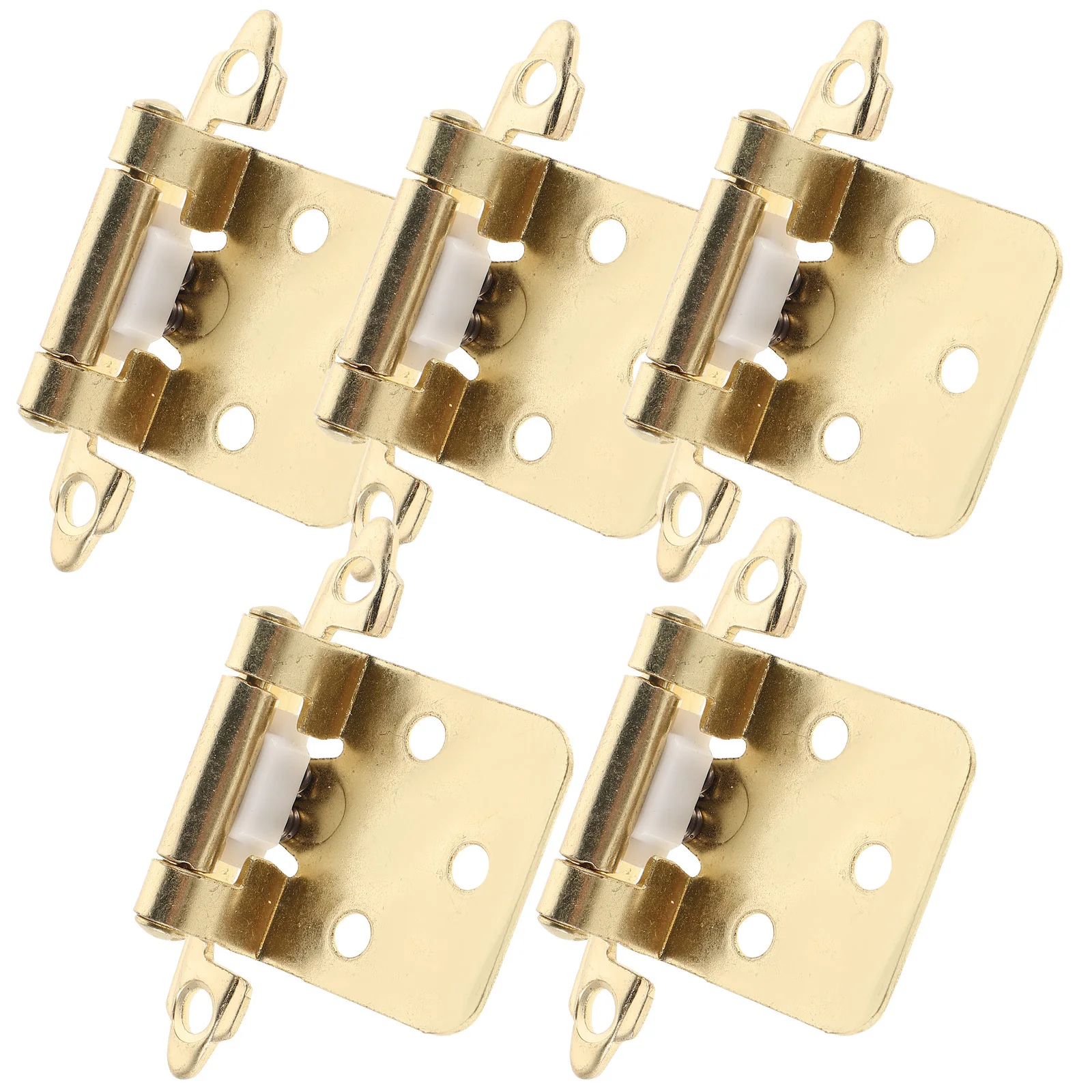 

5Pcs Rv Cabinet Door Hinge Semi-Hidden Self-Closing Spring Heavy Duty Auto Door Closer Camper Trailer Spring Hinges for Doors