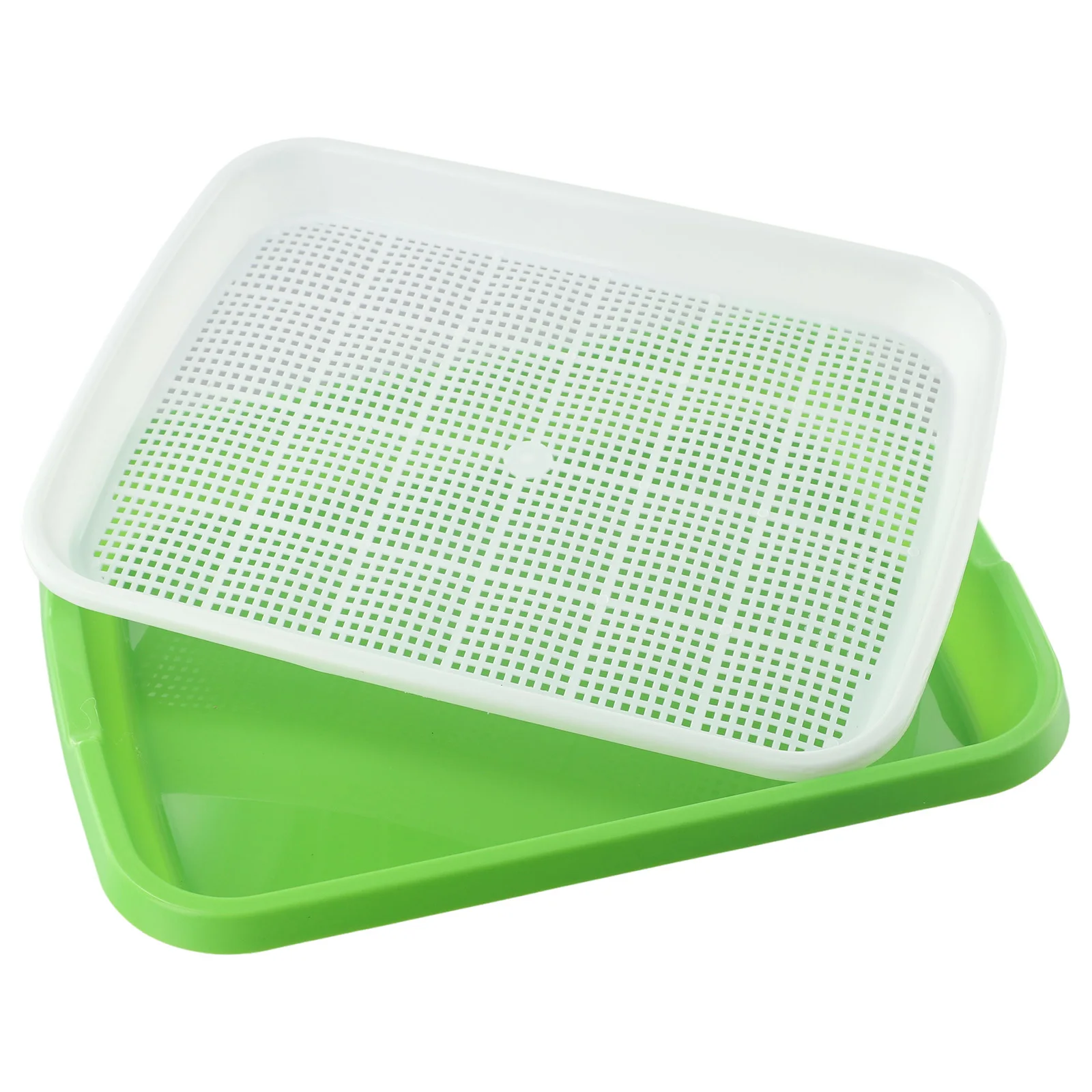 

1PC Microgreens Sprouting Tray Hydroponic / Sprouting Tray For Sprouts Horticultural Hydroponic System Tray Nursery Potted