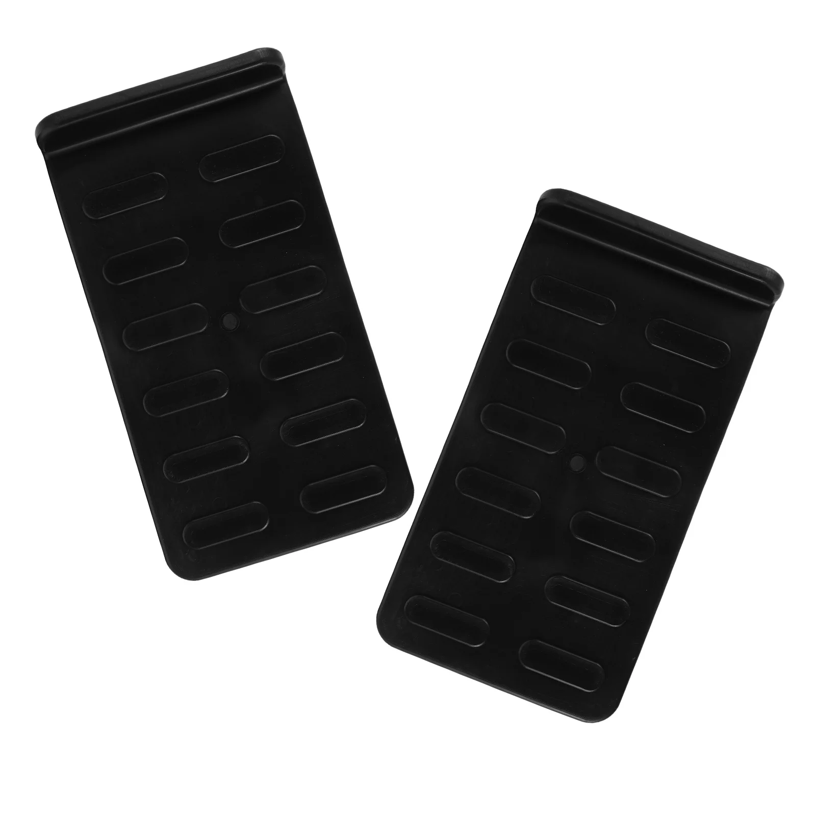 

1Pair Foot Pedal Pads Set Black Heavy Duty Non-Slip for Exercise Equipment Universal Fit Rowing Machine Pedals Home Workout