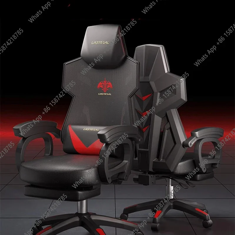 Sillas de Oficina Ergonómicas X LZ con Soporte Lumbar, Diseño para Juegos, Reclinables y Giratorias, Muebles de Oficina