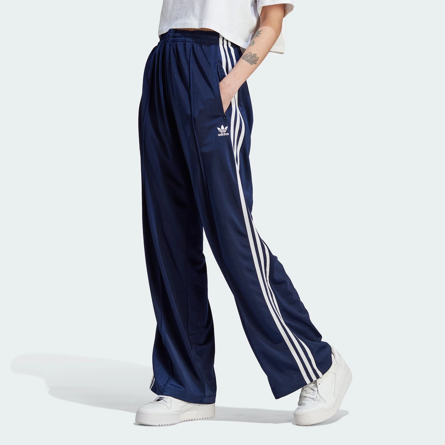 

adidas Genuine Trefoil Women's Retro Fashion Loose Casual Pants IL3817
