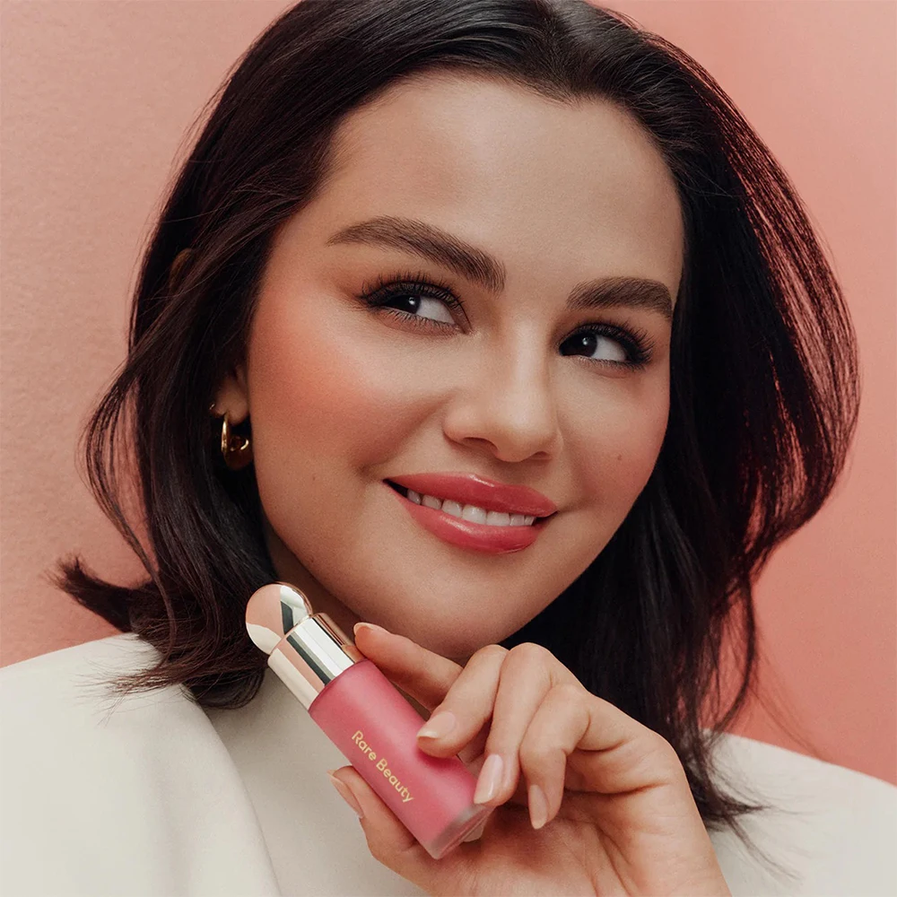 RARE Beauty Liquid Blush Lipstick Eyes Cheek Blusher Waterproof Mositure Face Contour Shadow Happy Liquid LipGloss Plump Makeup