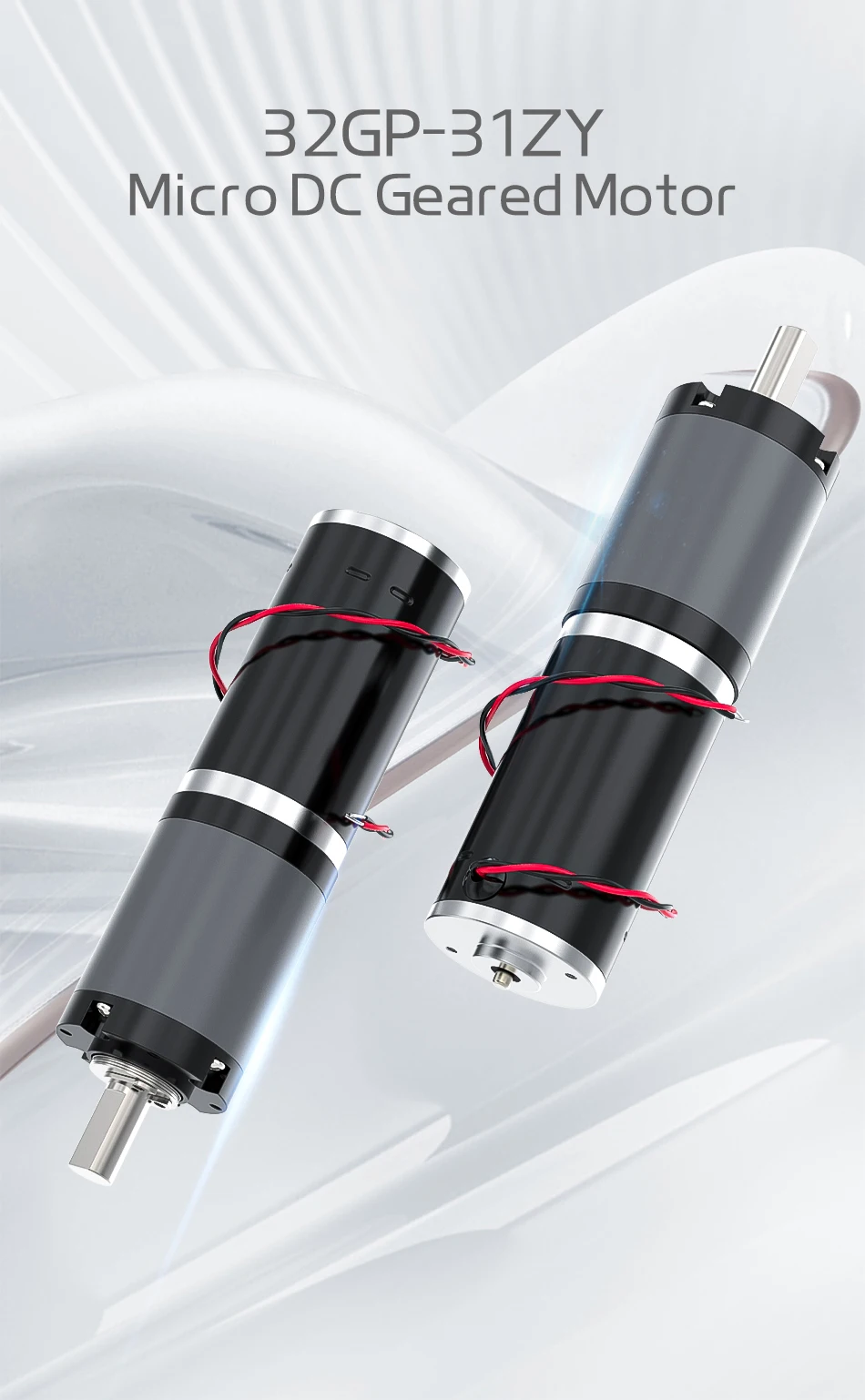 32GP-31ZY Miniatur-Planetengetriebe DC 12V 24V Reduktionsmotor mit Niedrigdrehzahlregelung, Hohem Drehmoment und Kompaktem Design – Detail 5