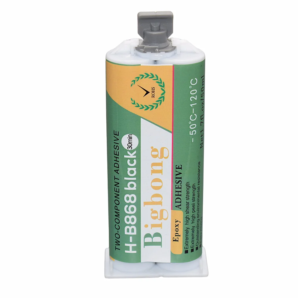 100 Stück Dichtungs-Epoxidharze 50ml Starker Klebstoff Hochtemperatur Schwarze AB-Klebstoffe 1:1 Epoxidharz 30 Minuten 2-Komponenten-Strukturklebstoffe – Detail 4