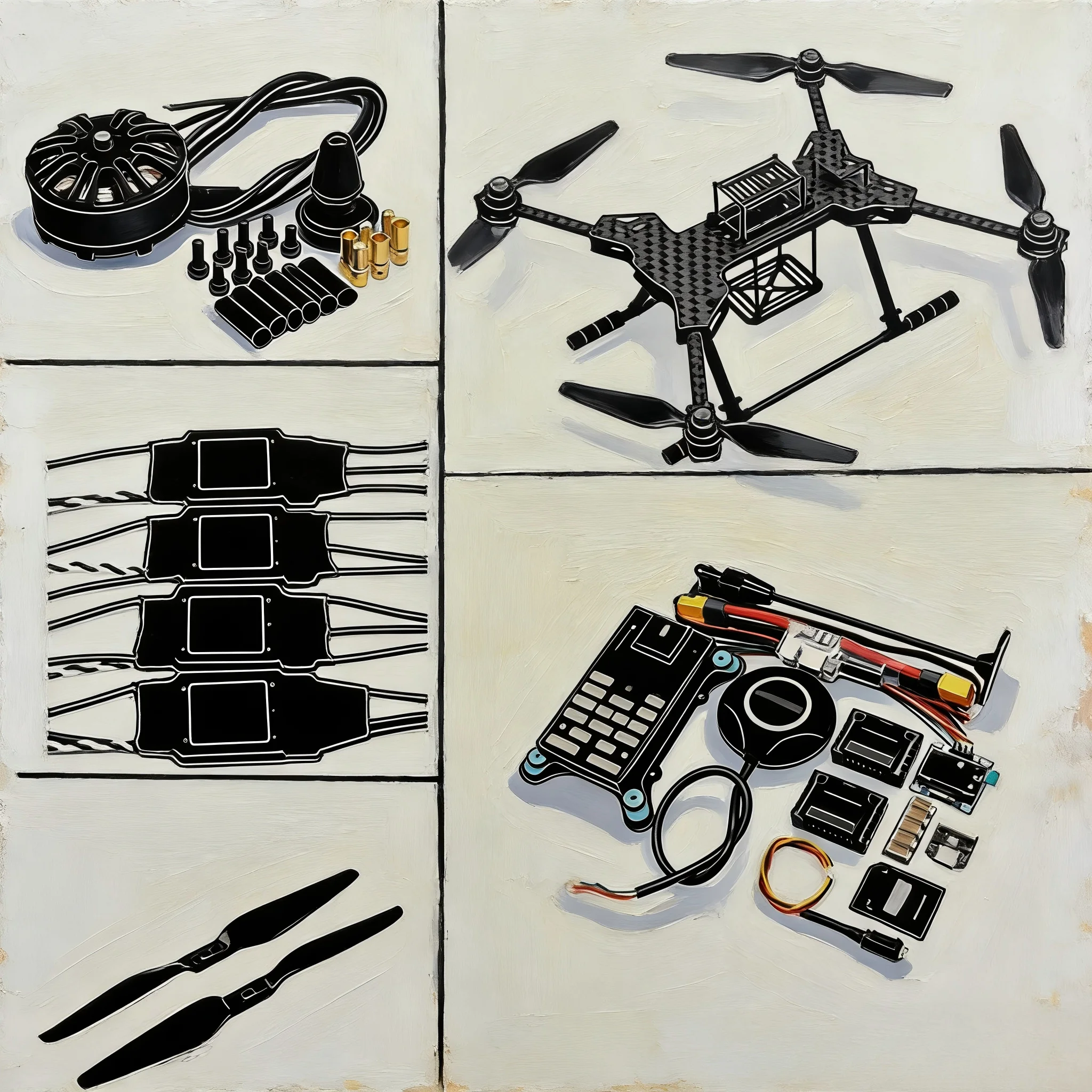 

NEW ZD680 6C PRO M8N/M9N/M10 Full Carbon Fiber Hexa-Rotor Foldable Arm Hexacopter Frame Kit PIXHAWK with Unflodable Landing Gear