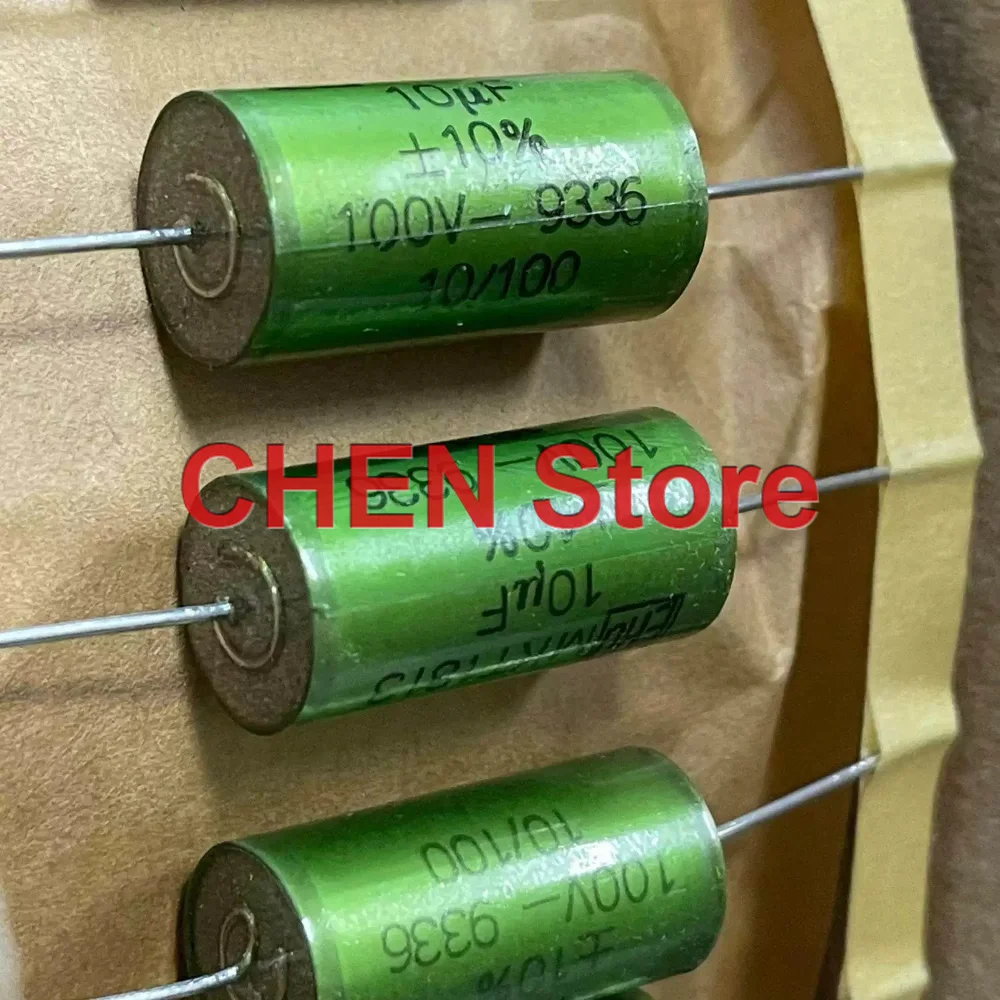 4PCS/10PCS Original VISHAY ERO MKT1813 10UF 100V 15X30MM Audio axial capacitor MKT 106 free shipping