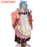 Women Cute Dress Cosplay Costume Japanese Kimono For Snow Miku 2024 Halloween Uniforms Party Outfits Anime Clothing Custom Made
