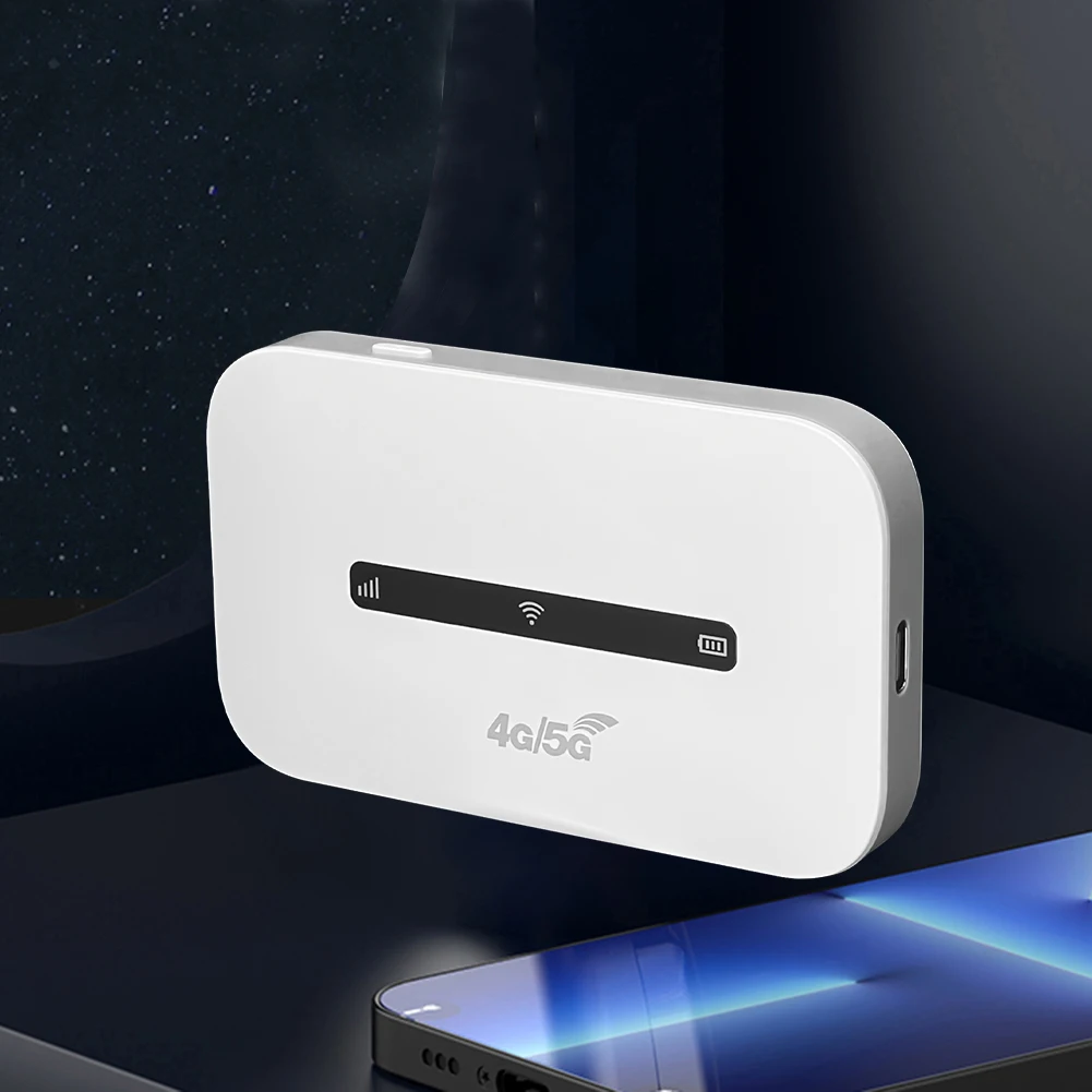 4G LTE Portable WiFi Hotspot 3000mAh 150Mbps Wireless Internet Router with SIM Card Slot Pocket Mobile Hotspot for Car Travel