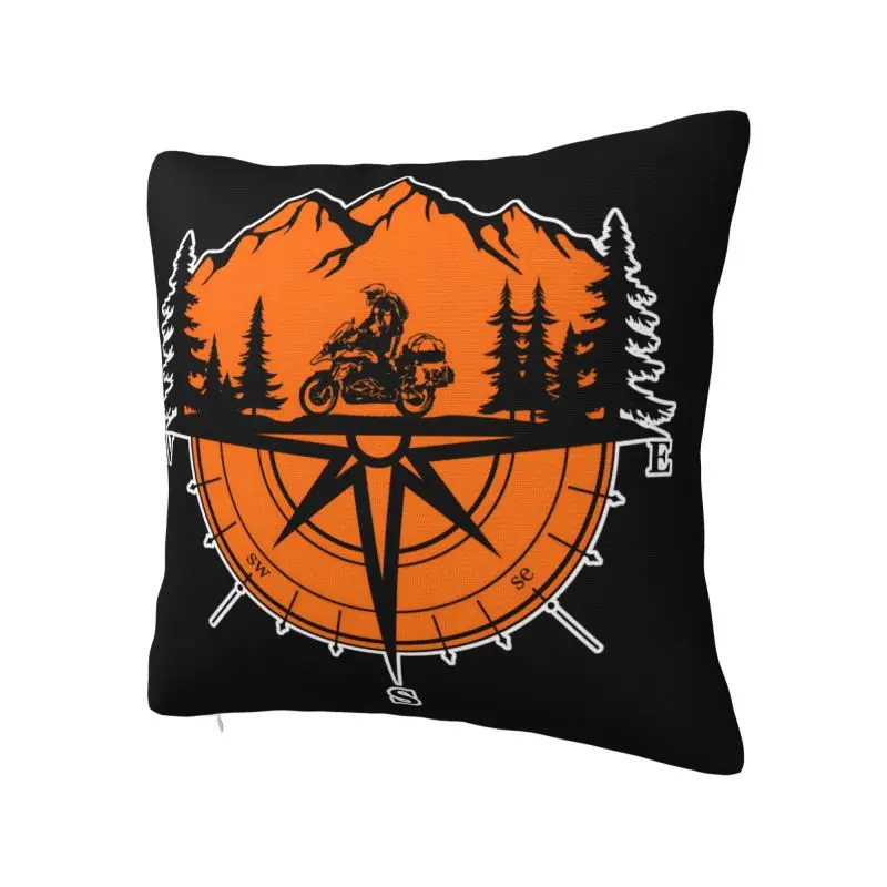 GS Motorcycle Adventure Throw Pillow Case 45*45cm Home Decoration Cushion Cover Soft Polyester Pillowcase Double-sided Printing