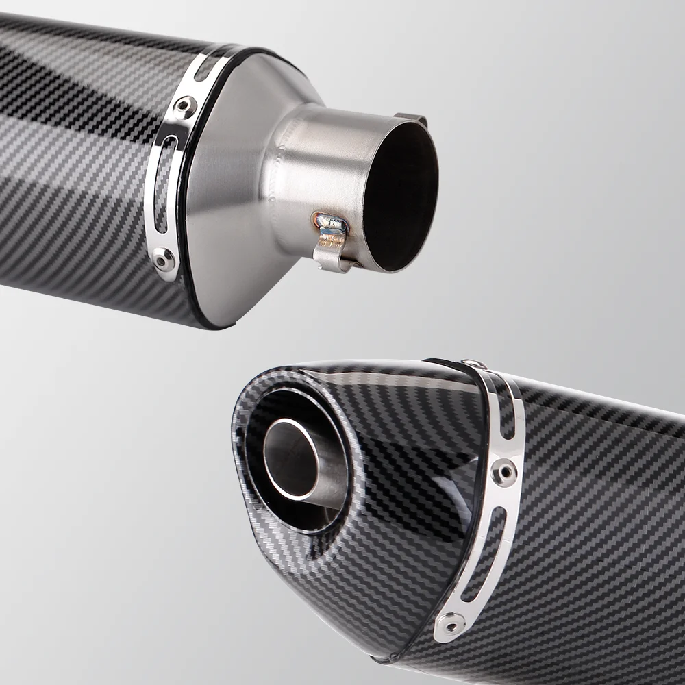 

51mm high-performance integrated exhaust pipe, motorcycle muffler R77 R27 integrated muffler system
